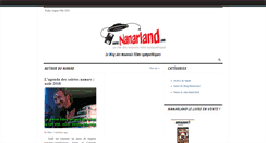 Desktop Screenshot of nanarland-blog.com
